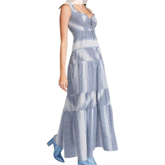 Betsey Johnson Dresses & Skirts - NWT BETSEY JOHNSON Gingham Maxi Dress Sz XS